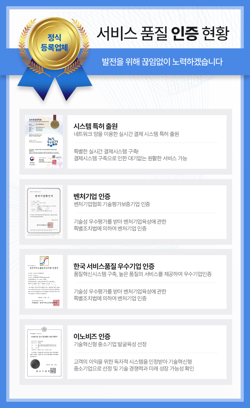 한국비상금협회 인증현황